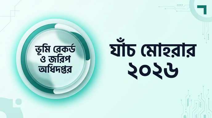ভূমি রেকর্ড ও জরিপ অধিদপ্তর যাঁচ মোহরার প্রশ্ন সমাধান ২০২৬ | Job Exam প্রশ্ন ও মডেল টেস্ট